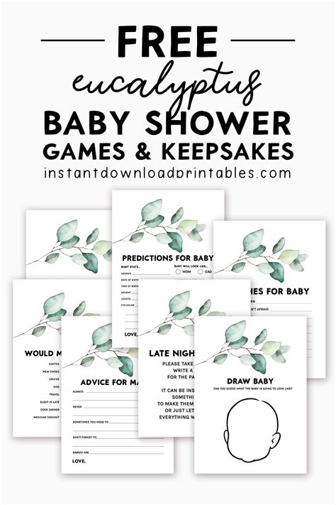 Free Printable Baby Shower Games Your Guests Will Love 44 Off