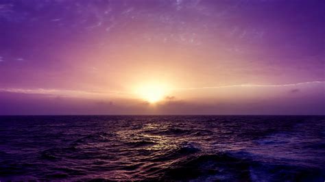 2560x1440 Sea Sunset Purple 1440p Resolution Hd 4k Wallpapers Images