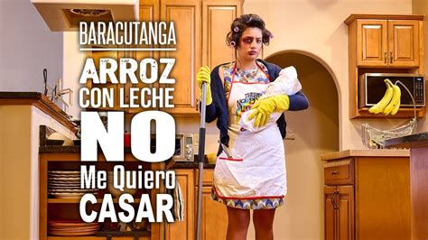 Arroz Con Leche No Me Quiero Casar Official Lyric Video By Baracutanga Youtube
