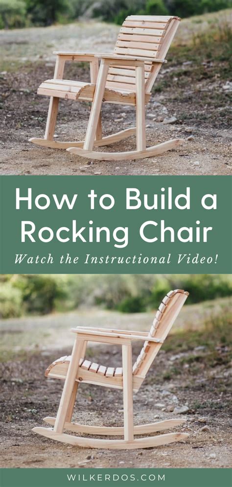 Build A Rocking Chair Wilker Dos In 2020 Diy Rocking Chair Diy