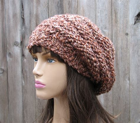 Pattern Knit Hat Slouchy Hat Crochet Pattern Pdfeasy Great For