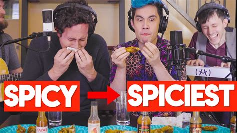 We Sang Love Songs While Eating Spicy Wings Don T Try This At Home Youtube