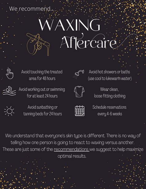 Waxing Aftercare