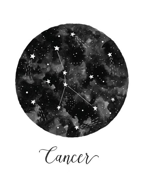 Cancer Constellation Art Print By Fercute Constellations Art Print