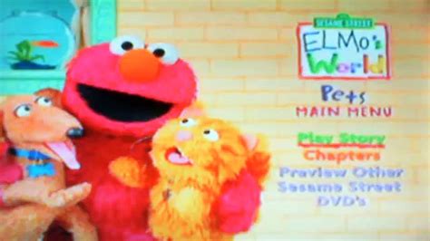 Sesame Street Elmos World Pets Dvd Menu Walkthrough Video Dailymotion