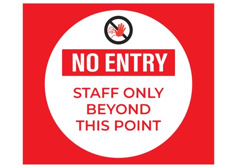 No Entry Staff Only Sign Free Download Free Printable Signs