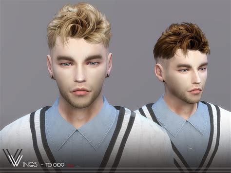 Wings To0109 Hair By Wingssims At Tsr Sims 4 Updates