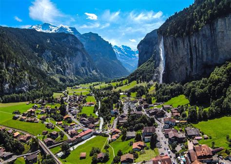 Lauterbrunnen The Valley Of The Waterfalls At The Foot Of The Jungfrau
