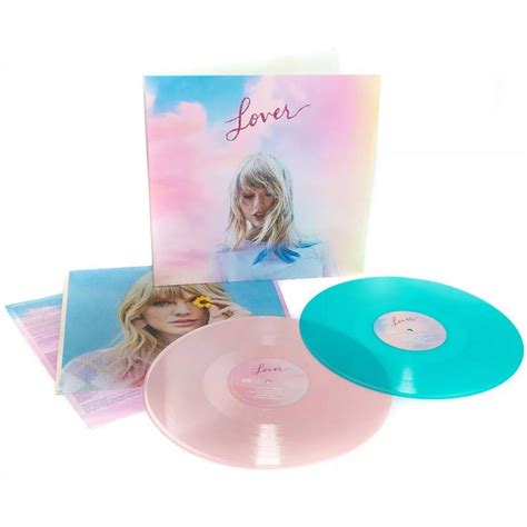 Vinil Duplo Taylor Swift Lover Pink And Blue Coloured Importado