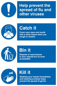 Help Prevent The Spread Of Flu From Safety Sign Supplies