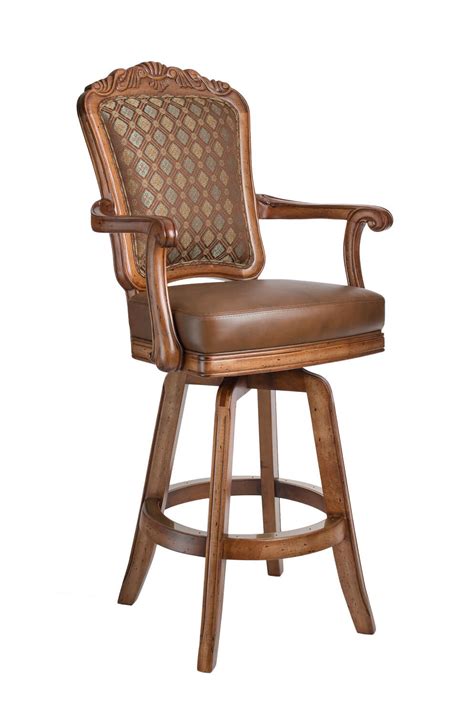 Armchairs are much more comfortable than chairs. Buy Darafeev's Centurion Wood Swivel Stool with Arms ...