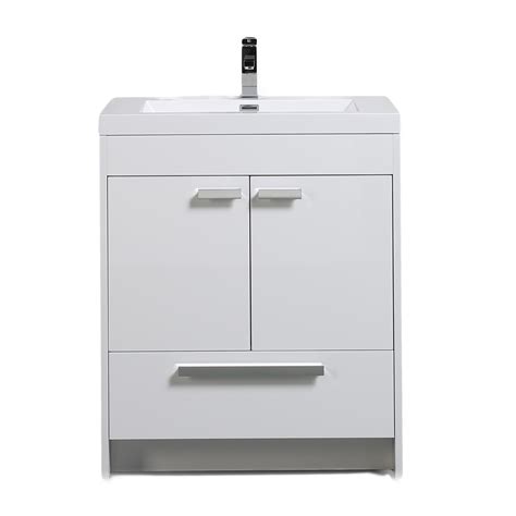The question is whether to opt for something completely new or hearken back to an old favorite. Eviva Lugano 30 inch White Modern Bathroom Vanity
