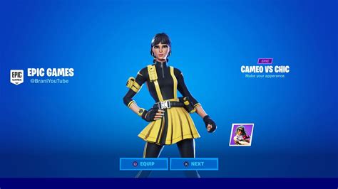 How To Unlock New Cameo Vs Chic Yellow Style New Fortnite Yellow Cameo