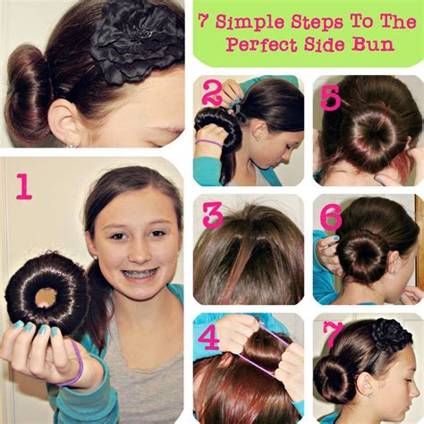 How To Create A Side Bun Hairstyle Tutorial Side Bun Hairstyles Hair