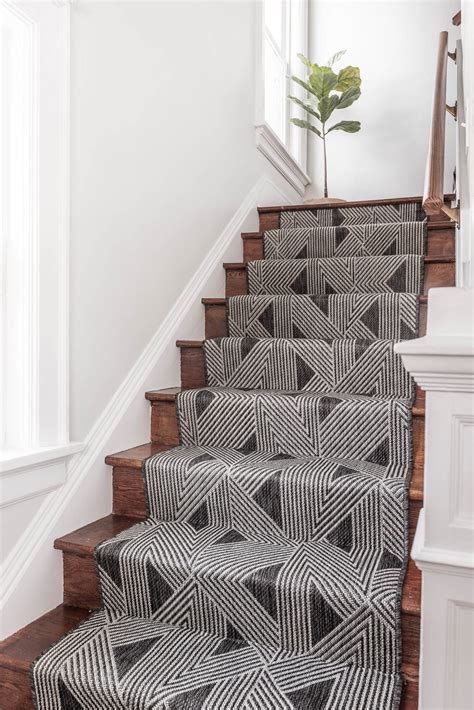 How To Install A Carpet Runner On Stairs That Curve Two Birds Home