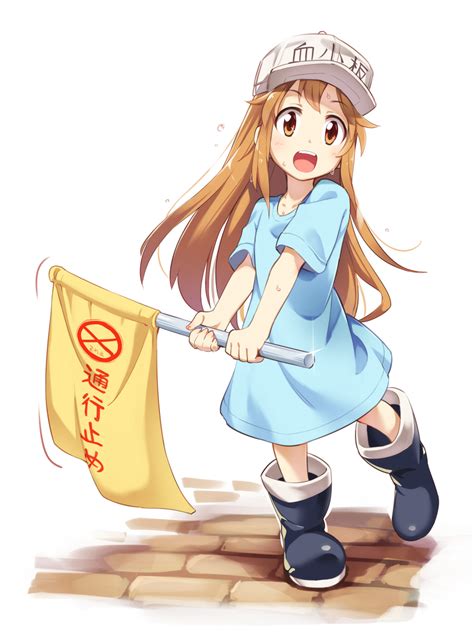 asutora platelet hataraku saibou hataraku saibou commentary request highres 10s 1girl