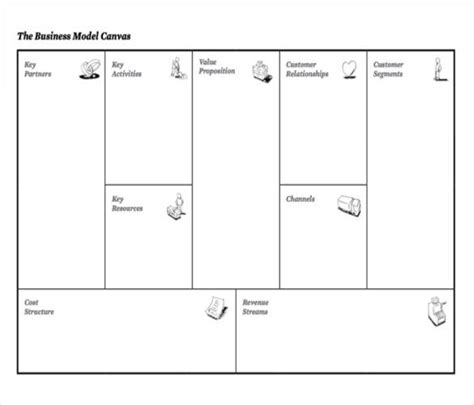 20 Business Model Canvas Template Pdf Doc Ppt Free And Premium