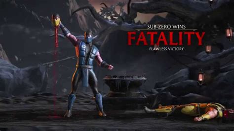 Mortal Kombat X Klassic Fatalities Sub Zero Scorpion Sonya Blade