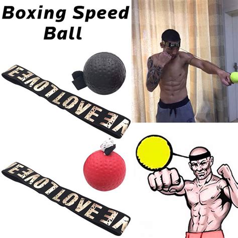 new boxing reflex speed punch ball training boxing balls with headband improve reaction muay