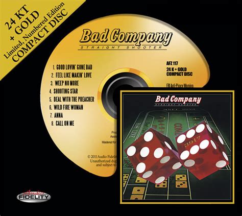 Bad Company Straight Shooter 2011 24k Gold Cd Discogs