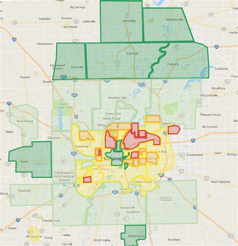 Best Neighborhoods In Indianapolis Map Get Map Update