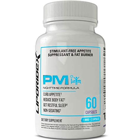 Liporidex Pm Stimulant Free Thermogenic Weight Loss Formula