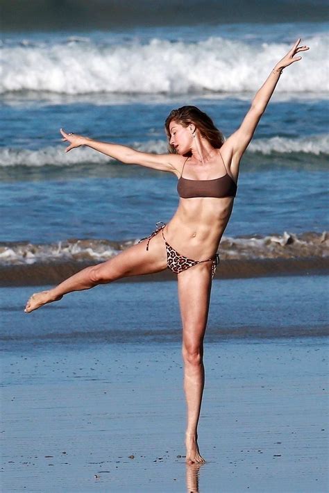 Gisele Bundchen Looks Incredible In A Bikini During A Beach Photoshoot