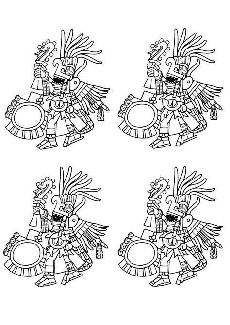 Mayas Aztecas E Incas Mayas Aztecas E Incas Colorear Para