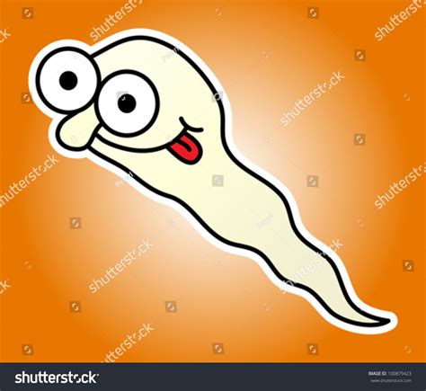 Sperm Cartoon Vector Funny Icon Stock Vector 100879423 Shutterstock