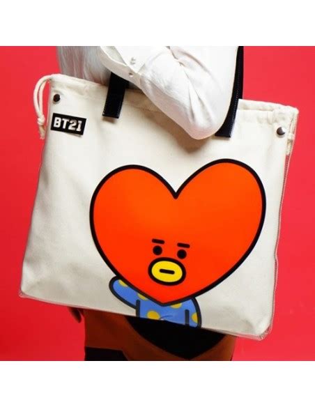 Bt21 Bts Kumhong Fancy Collaboration Pvc Shoulder Bag