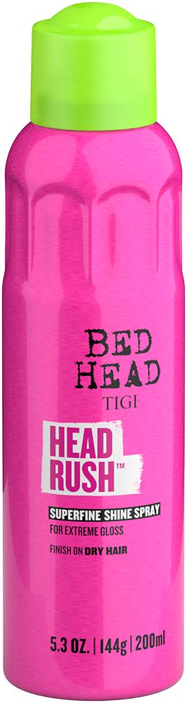 Headrush Shine Hair Spray For Smooth Shiny Hair Bed Head By Tigi