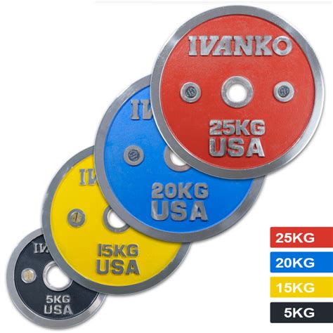 Ivanko Calibrated 50mm Chrome Weight Plate Fitshop
