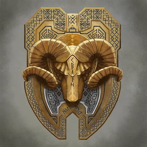 Dwarven Ram Shield By Seraph777 On Deviantart Weapon Concept Art