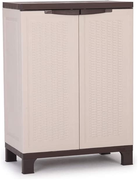 Plantcraft Outdoor Storage Cabinet 91cm Cupboard Lockable Box Garage