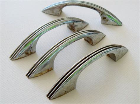 You'll find new or used products in other cabinet hardware on ebay. Retro Chrome Kitchen Cabinet Hardware- 50s Vintage Style ...