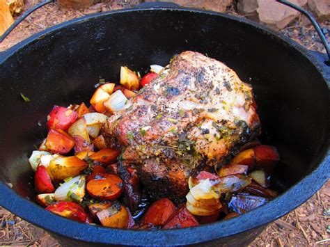 Cook until the pork is no longer pink the roast temp will rise a bit even after you take it out of the oven so account for that in your cooking temp. 16 Delicious Dutch Oven Meal Recipes — Eatwell101