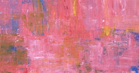 Sage Mountain Studio Huge Pink Abstract Painting Pink