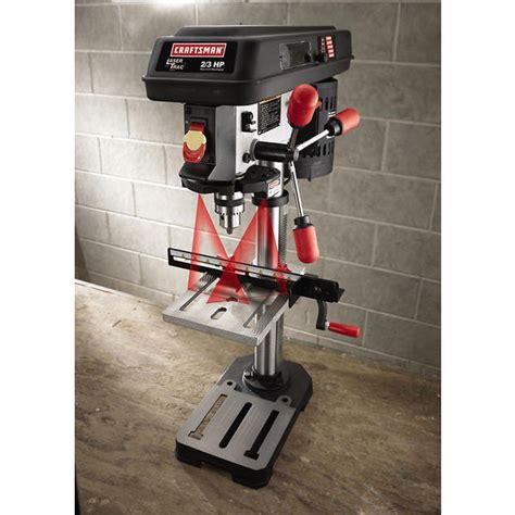 Craftsman 21900 10 Bench Drill Press With Laser Trac 21900 Sears