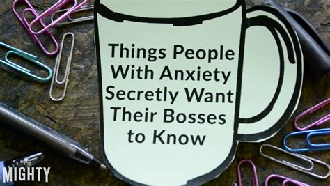 Things People With Anxiety Secretly Want Their Bosses To Know Im Doing My Best By