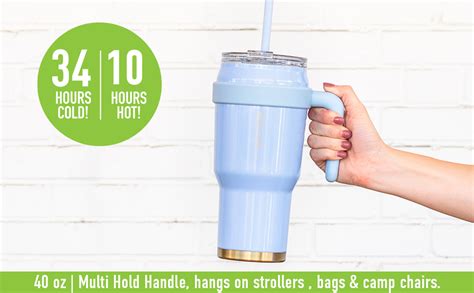 Reduce 40 Oz Tumbler With Handle And Straw Stainless