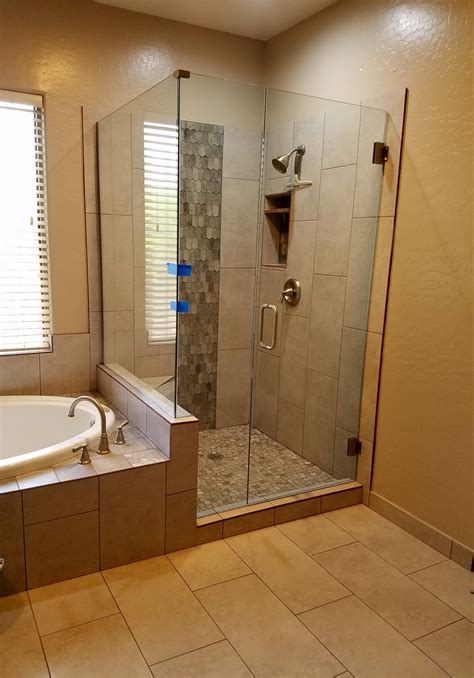 Call abc glass & mirror in fairfax county to schedule an appointment for a frameless shower enclosures make your bathroom look and feel more open. Frameless Shower Doors | A Cut Above Glass