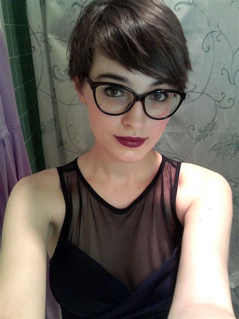 Short Hair And Glasses