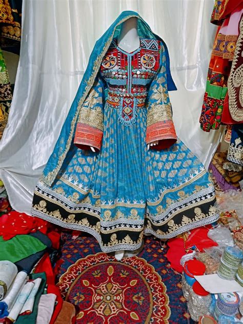 Afghan Kuchi Traditional Handmade 3 Piece Wedding Dress Etsy Afghan Clothes Afghan Dresses