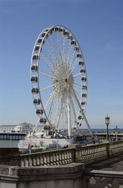 Brighton Wheel Sussex England Editorial Stock Photo Image Of Pier