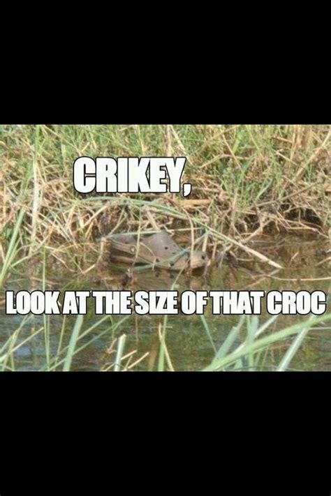 Crikey Look At The Size Of That Croc Make Me Laugh Laugh Funny