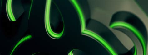 You can also upload and share your favorite black gaming wallpapers. Abstract green and black wallpaper - Razer gaming ...