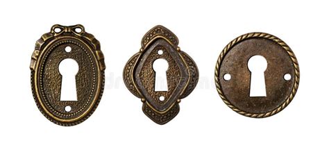 Vintage Keyholes Set As Decorative Design Elements Stock Image Image