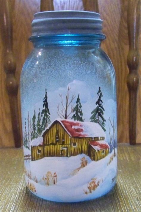 Pin By Roseanna Woodworth On Christmas Mason Jar Art Mason Jar