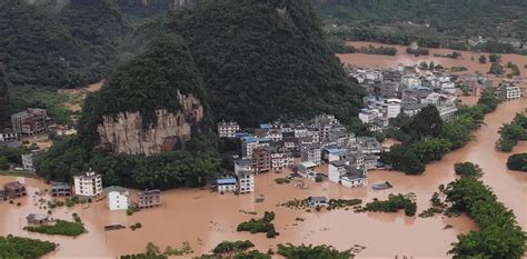 Severe Floods Hit Chongqing As Flooding Across Southern China Leaves