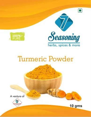 Polished Yellow G Classic Turmeric Powder For Cooking Packaging